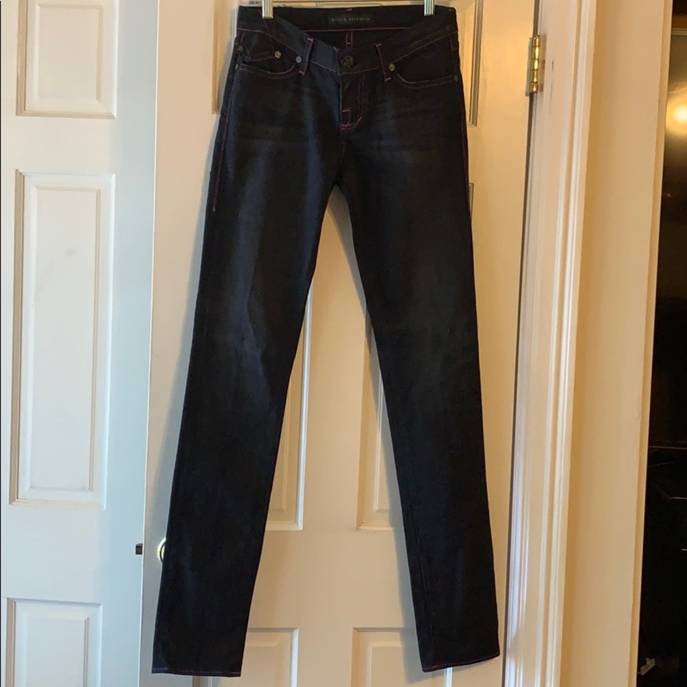 Black Faded denim Rock & Republic jeans